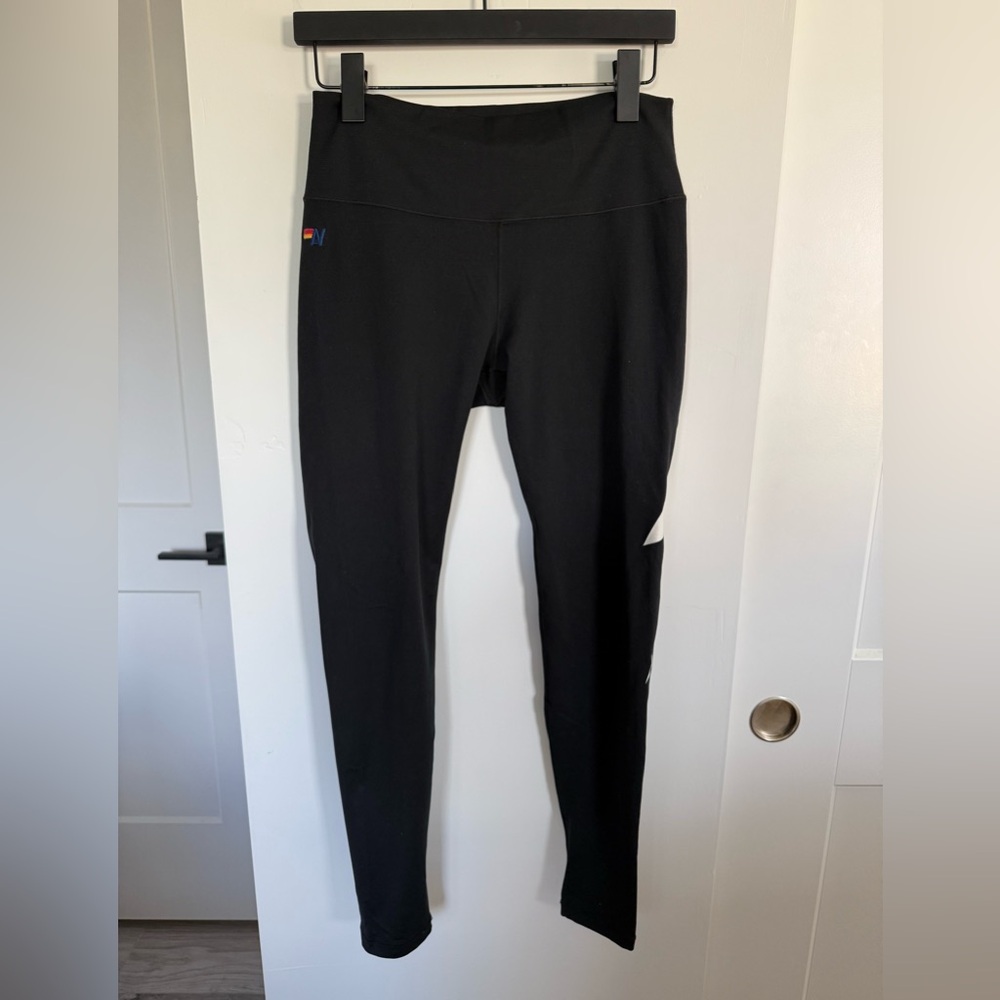 Aviator Nation Bolt Full Length Leggings Size Large